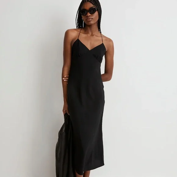 layton midi slip dress Madewell Layton Midi Slip Dress NWT